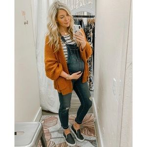 Maternity Denim Overalls